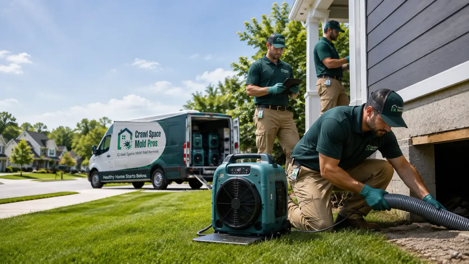 Crawl Space Mold Removal in Westby, WI